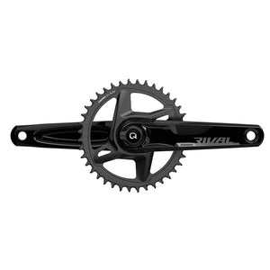 SRAM Power Meter Cranksets SRAM Rival D1 Quarq Wide 1x Power Meter Crankset Speed: 12 Spindle: 28.99mm 46 DUB 175mm Black Road Disc