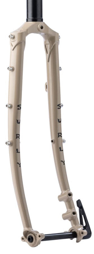 Surly Cyclocross/Hybrid Fork Surly Disc Trucker Fork - 26" 1-1/8" Straight 100x12 mm Thru-Axle Steel Disc Grandpa's Khakis