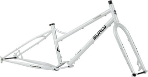 Surly Fat Bike Frame Small Surly Moonlander Fat Tire Bike Frameset - 24", Steel, Lunar Dust Gray