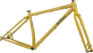 Surly Frame Surly Krampus Frameset - 29", Steel, Nose Drip Curry, Medium