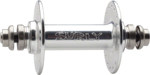 Surly Front Hub 9 X 1 X 100Mm / Silver Surly Ultra New Non-Disc Front Hub - 100mm, Rim Brake, 32h