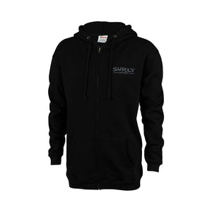 Surly Outerwear Medium Surly Zip-Up Hoodie