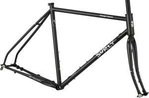 Surly Road Frames 40Cm Surly Midnight Special Frameset - 650b/700c, Steel, Hi-Viz Black