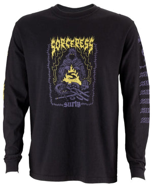 Surly Shirts Surly Sorceress Long Sleeve Shirt Black - 2X-Large