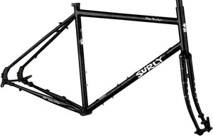 Surly Touring Frames 42Cm Surly Disc Trucker Frameset - 26", Steel, Hi-Viz Black