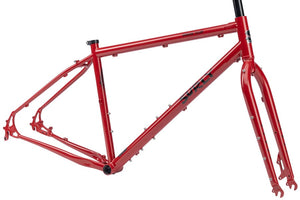 Surly Touring Frames Surly Bridge Club Frameset - 27.5" Steel Lingering Cranberry Small