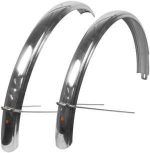 Velo Orange Fenders Polished Silver Velo Orange Fluted Fenders 700c - 63mm