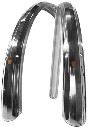 Velo Orange Fenders Silver / 700C Velo Orange Zeppelin Fenders Black - 52mm