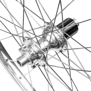 Velo Orange Hubs Velo Orange Disc Rear Hub - Silver and Noir QR or Thru-Axle
