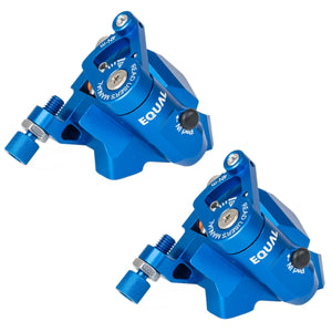Velo Orange Road Hydraulic Disc Brakes Blue Growtac Equal Brakes, Flat Mount