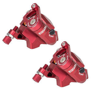 Velo Orange Road Hydraulic Disc Brakes Red Growtac Equal Brakes, Flat Mount