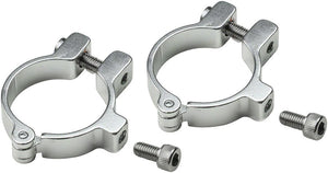 Velo Orange Water Bottle Cage Parts 31.8Mm / Silver Velo Orange Hinged Water Bottle Cage Clamps