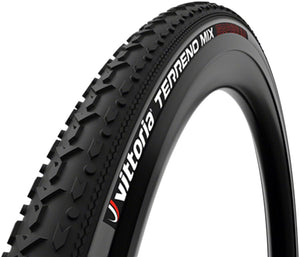 Vittoria Tires Vittoria Terreno Mix Tire - 700 x 45 Tubeless Folding BLK/Anthracite 1C TNT G2.0