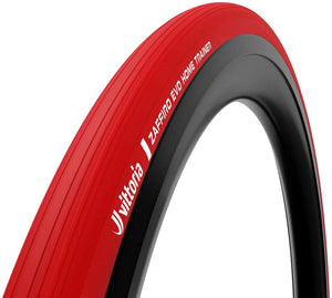 Vittoria Trainer Tire Vittoria Zaffiro EVO Home Trainer Tire - 700 x 23 Clincher Folding Red 1C