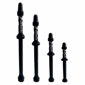 Vittoria Tubeless Valves Vittoria Multiway Tubeless Valve Alloy Black 40mm (Pair)