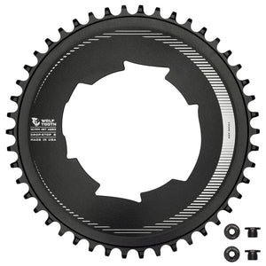 Wolf Tooth Chainrings Wolf Tooth Components Aero Chainring 107 BCD Drop-Stop B 46T Blk