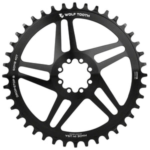 Wolf Tooth Chainrings Wolf Tooth Direct Mount Chainring - 42t SRAM Direct Mount Drop-Stop B For SRAM 8-Bolt Cranksets 6mm Offset BLK