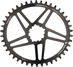 Wolf Tooth Chainrings Wolf Tooth Elliptical Direct Mount Chainring - 38t SRAM Direct Mount 6mm Offset Drop-Stop B Flattop Compatible BLK