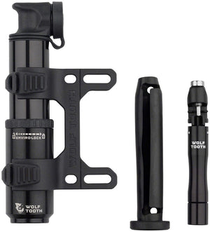 Wolf Tooth Frame Pump Wolf Tooth Encase Pump with Chain Tool and Tire Plug Tool - 40cc