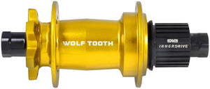 Wolf Tooth Hubs Wolf Tooth Mountain Rear Hub - 12 x 148mm 6-Bolt Microspline Innerdrive Ratchet 60 Gold J-Bend 28H