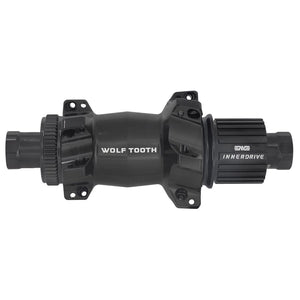 Wolf Tooth Hubs Wolf Tooth Road/Gravel Rear Hub - 12 x 142mm Center-Lock Microspline Innerdrive Ratchet 40 BLK Straight Pull 24H