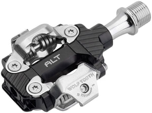 Wolf Tooth Pedals Wolf Tooth ALT XC Clipless Pedals - Dual Sided Clipless Alloy 9/16" BLK Pair Shimano SPD