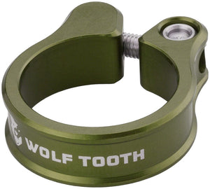 Wolf Tooth Seatpost Parts and Accessories Wolf Tooth Seatpost Clamp - 29.8mm Bolt-On Olive