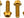 Wolf Tooth Water Bottle Cage Parts Gold Wolf Tooth Water Bottle Cage Bolts - Set/4 Aluminum
